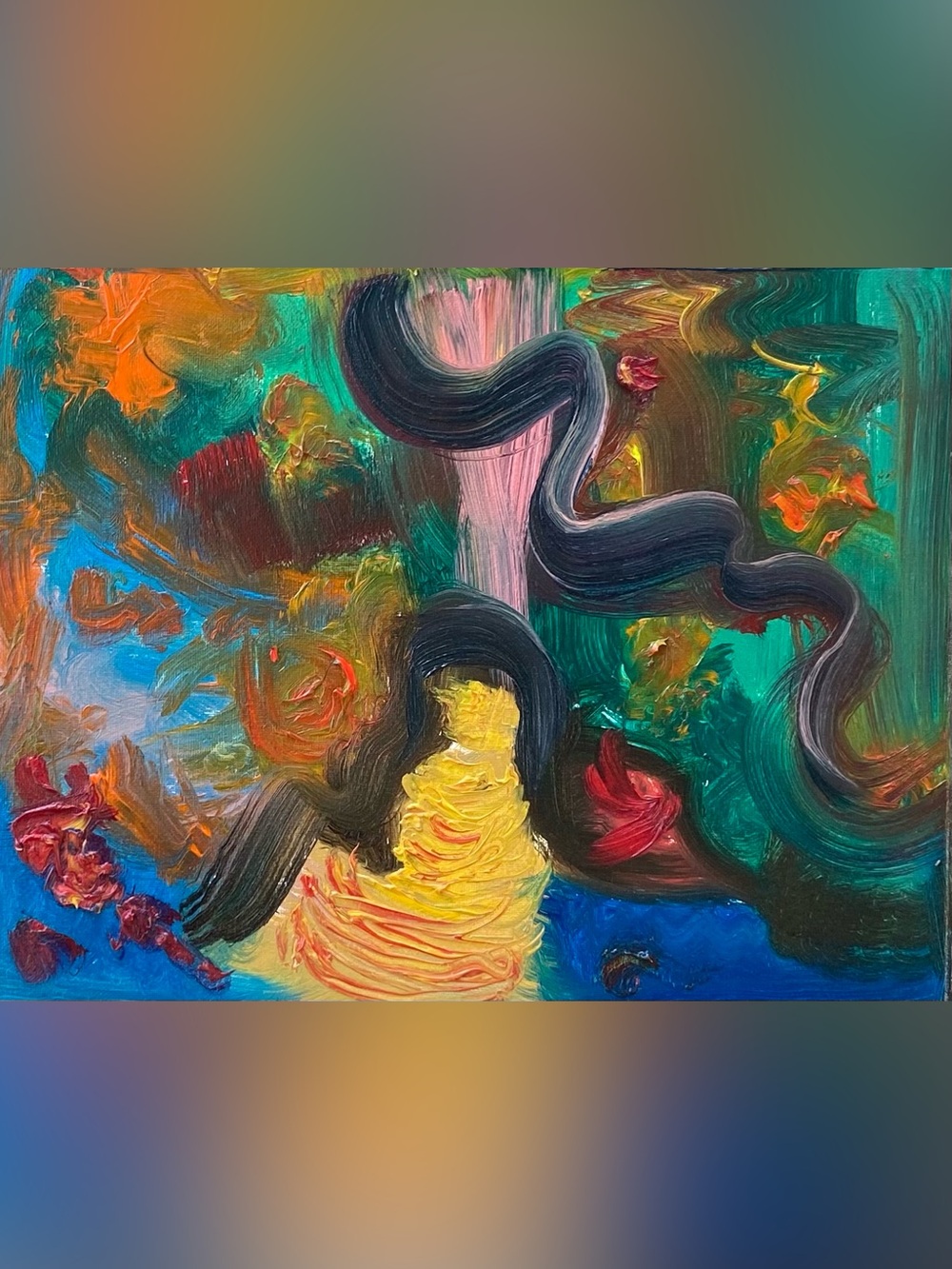 Oil painting Art work painting 11”X14”